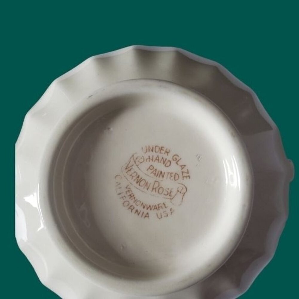 Vernon Rose creamer & sugar set - Picture 5 of 9